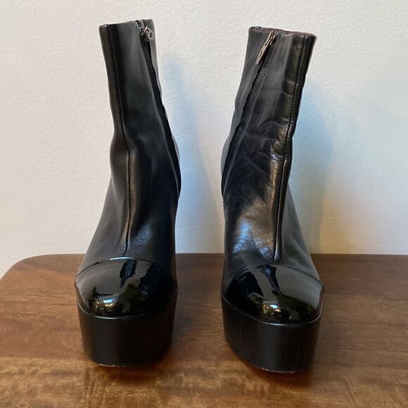 Franco Sarto Valeria Leather Platform Booties - Picture 4 of 16